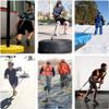 Sled Harness Tire Pulling Harness, Sled Shoulder Harness Adjustable Fitness Workout Speed Training Trainer Belt with Pull Strap for Pulling Speed Training, view 3