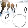 Vbestlife Emergency Wire Saw,Steel Wire Saw Scroll Outdoor Emergency Travel Outdoor Camping Survival Tool view 2