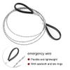 Vbestlife Emergency Wire Saw,Steel Wire Saw Scroll Outdoor Emergency Travel Outdoor Camping Survival Tool view 4