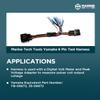 Marine Tech Tools Yamaha 6 Pin Test Harness, Measures Pulser Coil Output Voltage, Yamaha Equivalent Part Number: YB-90890-06872, 35-06872, Securely Connects Multimeter Probes view 3