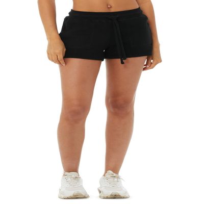 Bella Canvas Women's Sueded Sweatshort, Black, S
