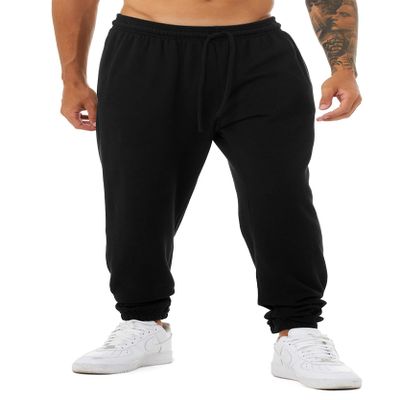 BELLA+CANVAS Mens Scrunch Sweatpants, Black, Medium US