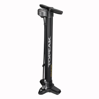 TOPEAK Unisex_Adult Joe Blow Twin Turbo Foot Pump, Black, One Size