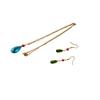 1791's Lady Anime Earrings & Necklace - Hauru no Ugoku Shiro Cosplay Props - Blue (Necklace + Earrings) view 1