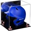 Acrylic Display Case for Baseball Batting Helmet Premium Baseball Display Case with Black Base and Polished Edges Durable Display Cases for Collectibles .Dim:12.25" L x 10" W x 10.5" H (V22) view 1