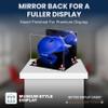 Acrylic Display Case for Baseball Batting Helmet Premium Baseball Display Case with Black Base and Polished Edges Durable Display Cases for Collectibles .Dim:12.25" L x 10" W x 10.5" H (V22) view 2