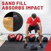 Lifeline Fitness Weighted Slam Ball - Easy to Grip Slam Ball for Home Gym and HIIT Workouts - 15 lb. view 4