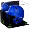 Acrylic Display Case for Baseball Batting Helmet Premium Baseball Display Case with Black Base and Polished Edges Durable Display Cases for Collectibles .Dim:12.25" L x 10" W x 10.5" H (V22) view 1