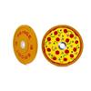 Fringe Sport 10lb Pair Pizza Bumper Plates (Pairs) / Weightlifting Plates/Gift Idea for Athletes and Lifters view 2