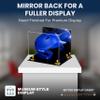 Acrylic Display Case for Baseball Batting Helmet Premium Baseball Display Case with Black Base and Polished Edges Durable Display Cases for Collectibles .Dim:12.25" L x 10" W x 10.5" H (V22) view 2