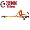1 Inch x 6 Ft 3 Point Cam Buckle Tie Down, S Hook On Fixed End, Adjustable Strap Has A Sliding S Hook (Orange) view 3