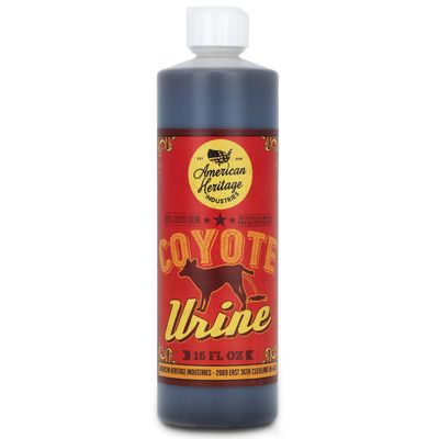 16 oz Coyote Urine- Protect Your Garden with Real Predator Urine, an American Heritage Industries Product