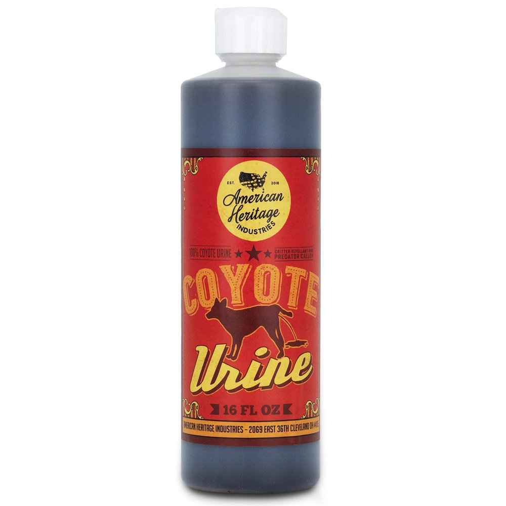 16 oz Coyote Urine- Protect Your Garden with Real Predator Urine, an American Heritage Industries Product