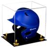 Acrylic Display Case for Baseball Batting Helmet Premium Baseball Display Case with Black Base and Polished Edges Durable Display Cases for Collectibles .Dim:12.25" L x 10" W x 10.5" H (V22) view 1