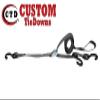 1 Inch x 6 Ft 3 Point Cam Buckle Tie Down, S Hook On Fixed End, Adjustable Strap Has A Sliding S Hook (Gray) view 3