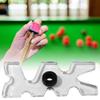 Tbest Pool Bridge Head,Moosehead Bridge Head,Transparent Acrylic Snooker Billiards Cue Rack Moosehead Heads Accessory for Nine Ball Billiard/Pool Cue Accessory Pool Bridge view 3