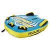 RAVE Sports 02962 Blue Angel Inflatable 2 Person Rider Towable Boat Water Tube Raft with Handles and Quick Connect Tow Point, Blue and Yellow view 3