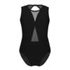 Choomomo Kids Girls Mesh Splice Sleeveless Ballet Dance Leotard Gymnastic Exercise Sports Running Jumpsuit Black 4-5 view 1