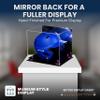 Acrylic Display Case for Baseball Batting Helmet Premium Baseball Display Case with Black Base and Polished Edges Durable Display Cases for Collectibles .Dim:12.25" L x 10" W x 10.5" H(V22) view 2