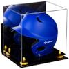 Acrylic Display Case for Baseball Batting Helmet Premium Baseball Display Case with Black Base and Polished Edges Durable Display Cases for Collectibles .Dim:12.25" L x 10" W x 10.5" H(V22) view 1