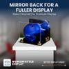 Acrylic Display Case for Baseball Batting Helmet Premium Baseball Display Case with Black Base and Polished Edges Durable Display Cases for Collectibles .Dim:12.25" L x 10" W x 10.5" H(V22) view 2