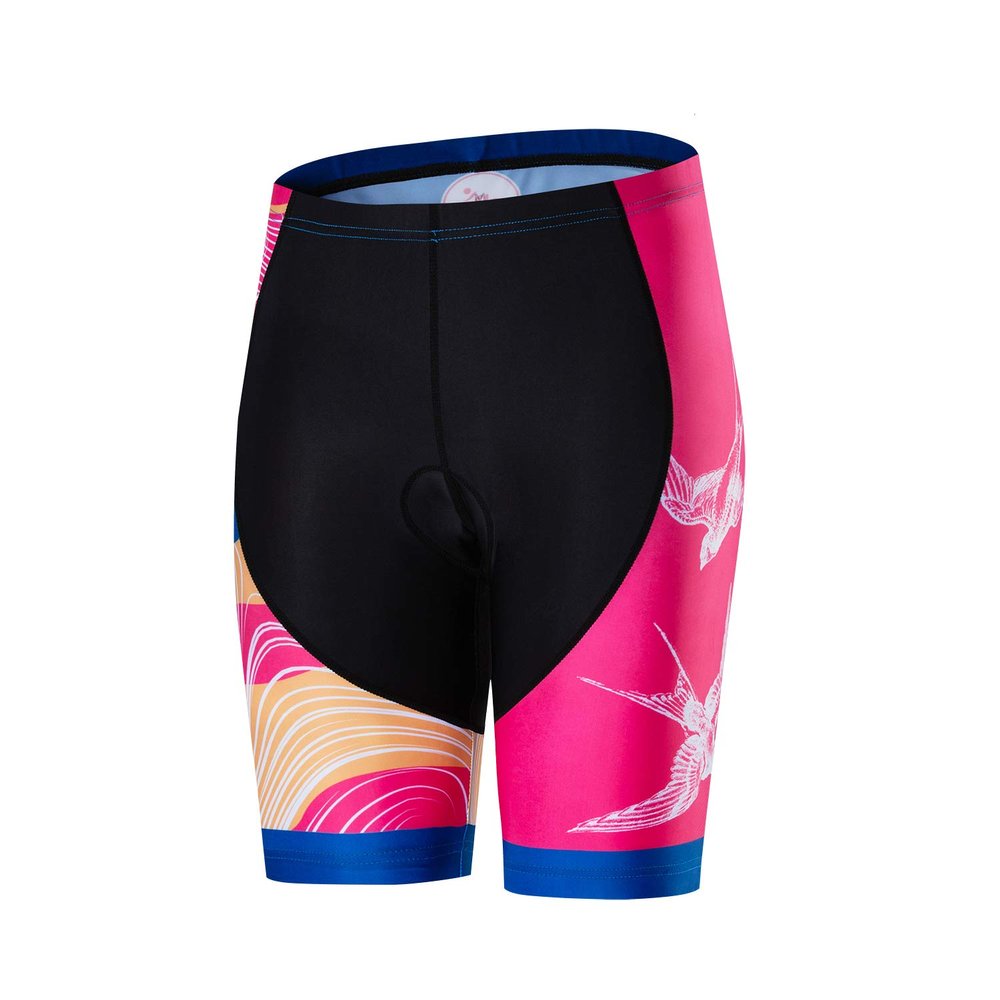 Weimostar Women's Cycling Bike Shorts Padded MTB Bicycle Tight Breathable Rose Red Size XL