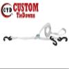 1 Inch x 6 Ft 3 Point Cam Buckle Tie Down, S Hook On Fixed End, Adjustable Strap Has A Sliding S Hook (White) view 3