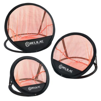 RELILAC Pop Up Golf Chipping Practice Net Set - Indoor/Outdoor Golfing Target Accessories for Golf Practice - Improve Your Short Game - Gifts for Men, Dad, Mom, Husband, Women, Kid, Golfers