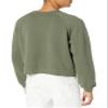 BELLA+CANVAS Crew Sweatshirt Military Green view 2