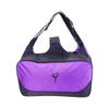 Garneck Yoga Nylon Large Yoga Mat Tote Sling Multi Purpose Shoulder Bag Gym Bag with Mat Holder for Traveling Shopping (Purple) view 1