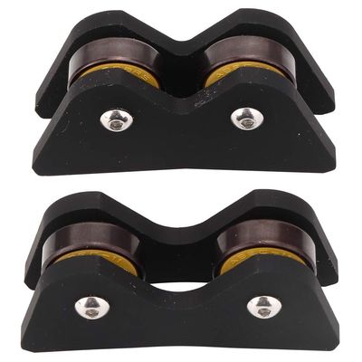 Pool Billiard Cue Roller 2Pcs Lightweight Pool Billiard Cue Snooker Roller Straightness Detector Checker Inspect Tool Straightness Checker