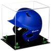 Acrylic Display Case for Baseball Batting Helmet Premium Baseball Display Case with Black Base and Polished Edges Durable Display Cases for Collectibles .Dim:12.25" L x 10" W x 10.5" H (V22) view 1