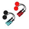 2Sets Ropeless Jump Rope Weighted,Adjustable Cordless Rope Skipping Wireless Jumping Rope for Indoor/Outdoor Fitness Boxing Training WOD MMA (Red+Blue) view 1