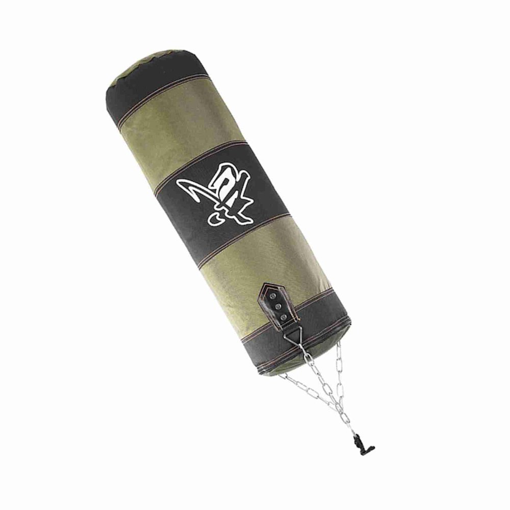 Empty Sandbag, Training Boxing Hook Kick Sandbag Heavy Hook Kick Fight Karate Punching Bag Empty Hanging Sand Bag(80cm-Green) Martial Arts Supplies Boxing Pouch Bag