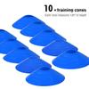 Speed Train Kit, and Spped Training Ladder 19Ft Flat Ladder + 10pcs Disc Cones Health Ideal Fitness Exercise Drill Equipment(Blue) Athletics Supplies Speed Ladder Ladder Set view 4