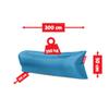Fatboy Lamzac The Original Version 3 Inflatable Lounger with Carry Bag, Sky Blue view 2