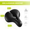 Roguoo Bike Seat, Most Comfortable Bicycle Seat Dual Shock Absorbing Memory Foam Waterproof Bicycle Saddle Bike Seat Replacement with Refective Tape for Mountain Bikes, Road Bikes view 3