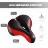 Roguoo Bike Seat, Most Comfortable Bicycle Seat Dual Shock Absorbing Memory Foam Waterproof Bicycle Saddle Bike Seat Replacement with Refective Tape for Mountain Bikes, Road Bikes view 3