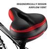 Roguoo Bike Seat, Most Comfortable Bicycle Seat Dual Shock Absorbing Memory Foam Waterproof Bicycle Saddle Bike Seat Replacement with Refective Tape for Mountain Bikes, Road Bikes view 4