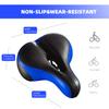 Roguoo Bike Seat, Most Comfortable Bicycle Seat Dual Shock Absorbing Memory Foam Waterproof Bicycle Saddle Bike Seat Replacement with Refective Tape for Mountain Bikes, Road Bikes view 3
