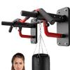 Pull Up Bars Wall Mounted Multi-Grip Chin-up Station Home Gym Exercise Workout Equipment Strength Training Equipment Fitness Equipment Single Parallel Bars for Walls (Color : Black) view 3