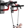 Pull Up Bars Wall Mounted Multi-Grip Chin-up Station Home Gym Exercise Workout Equipment Strength Training Equipment Fitness Equipment Single Parallel Bars for Walls (Color : Black) view 4