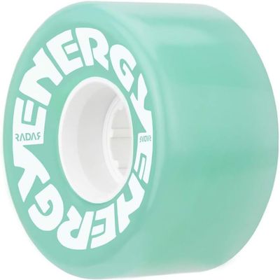 Riedell Radar Energy 57 - Roller Skate Wheels - 4 Pack of 78A 31mm x 57mm Quad Skate | Aqua