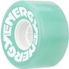 Riedell Radar Energy 57 - Roller Skate Wheels - 4 Pack of 78A 31mm x 57mm Quad Skate | Aqua view 1