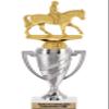 Crown Awards Horse Trophy, 11" Silver Cup Equestrian Horse Trophies Includes Free Engraving, 10 Pack Prime view 1