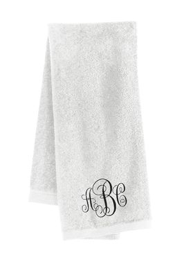 Personalized Fitness Towel (16"x26", 14"x32") - Add Your Embroidered Name, Monogram or Logo - Custom Gym Hand Towels for Workout, Yoga, Golf, Tennis, Camping