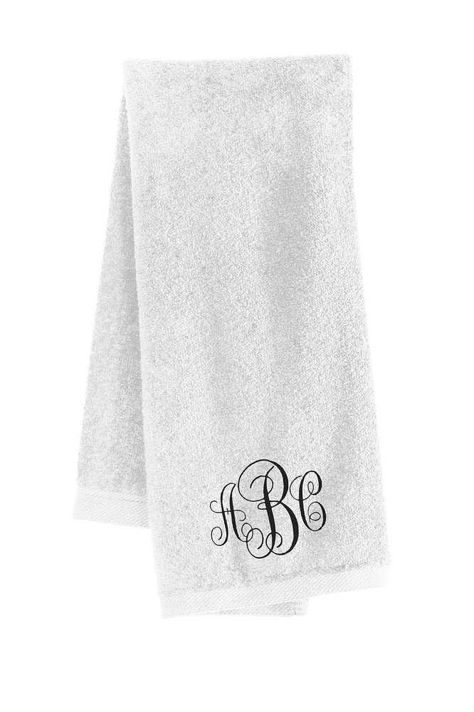 Personalized Fitness Towel (16"x26", 14"x32") - Add Your Embroidered Name, Monogram or Logo - Custom Gym Hand Towels for Workout, Yoga, Golf, Tennis, Camping