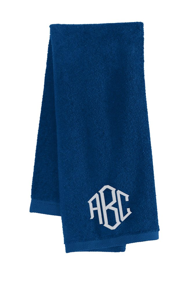 Personalized Fitness Towel (16"x26", 14"x32") - Add Your Embroidered Name, Monogram or Logo - Custom Gym Hand Towels for Workout, Yoga, Golf, Tennis, Camping
