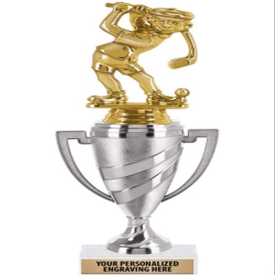 Crown Awards Golf Trophy, 10.5" Silver Cup Funny Golf Trophies Includes Free Engraving, 5 Pack Prime