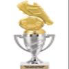 Crown Awards Soccer Trophy, 11" Silver Cup Soccer Team Trophies Includes Free Engraving, 10 Pack Prime view 1